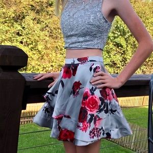 homecoming two piece dress